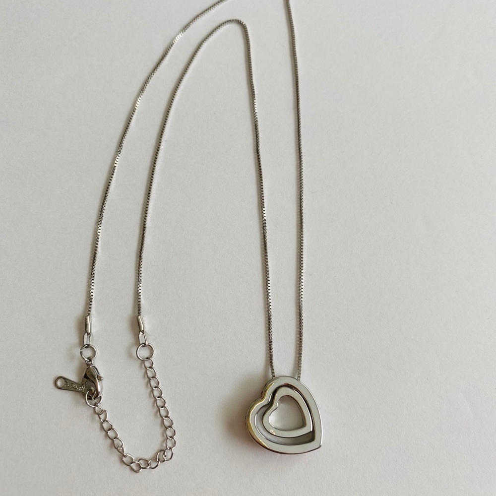 Fashion jewelry double ❤️necklace - Picture 7 of 7